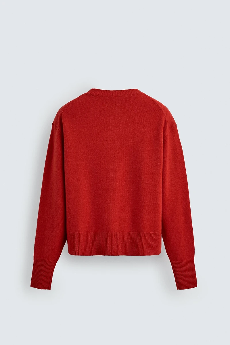 MINNIE MOUSE PATCH CARDIGAN HARRY LAMBERT FOR ZARA X DISNEY