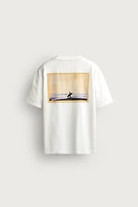 PUKAS SURF X ZARA PHOTOGRAPHIC PRINT T-SHIRT