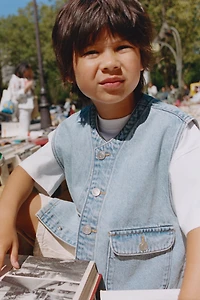 GILET EN JEAN SNOOPY PEANUTS™