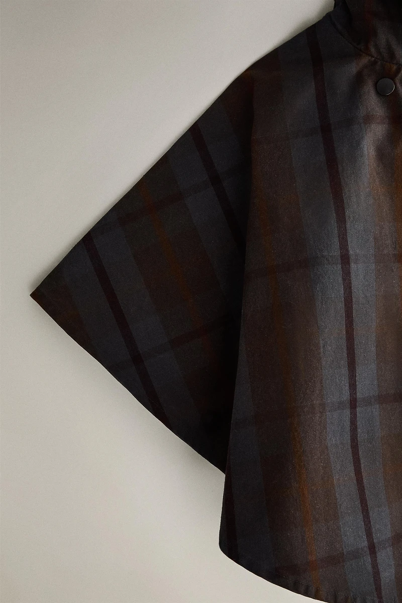 CAPE ENFANT CARREAUX TARTAN