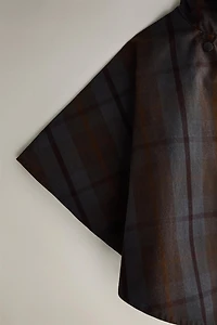 CAPE ENFANT CARREAUX TARTAN