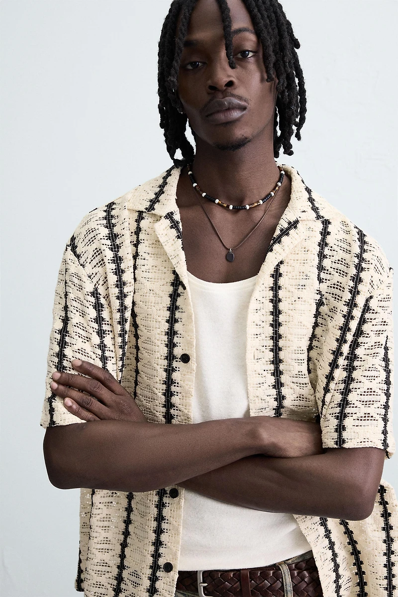 CHEMISE STRUCTURE CROCHET