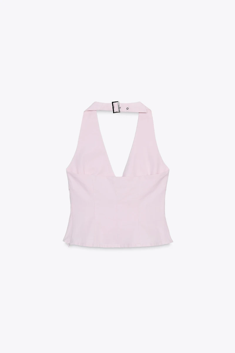 TIED CROPPED TOP