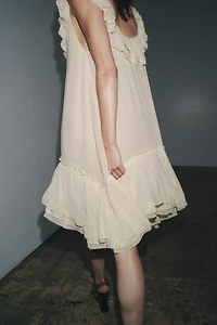RUFFLED LACE DRESS ZW COLLECTION