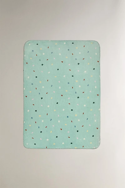 MICKEY & MINNIE LETTERS BABY FLEECE BLANKET ©DISNEY