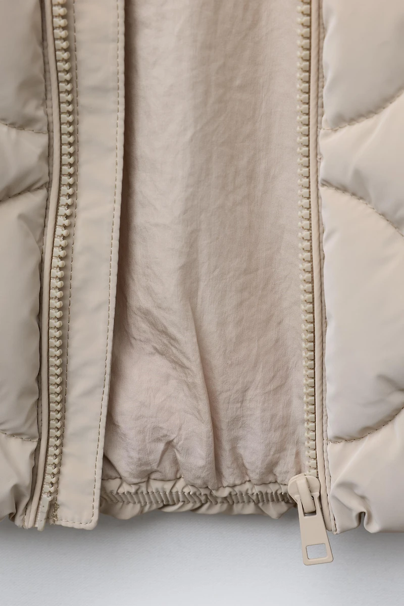 VESTE REMBOURRÉE EFFET GOMMÉ
