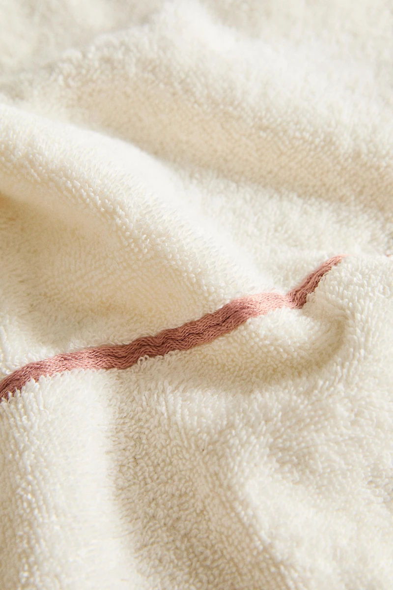 SERVIETTE DE BAIN PASSEPOIL CONTRASTANT