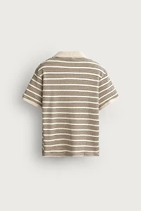 POLO REGULAR FIT À RAYURES