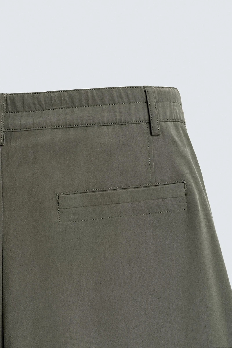 RELAXED FIT SUIT PANTS