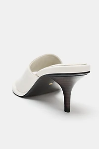 LIMITED EDITION LEATHER HEELED SANDALS