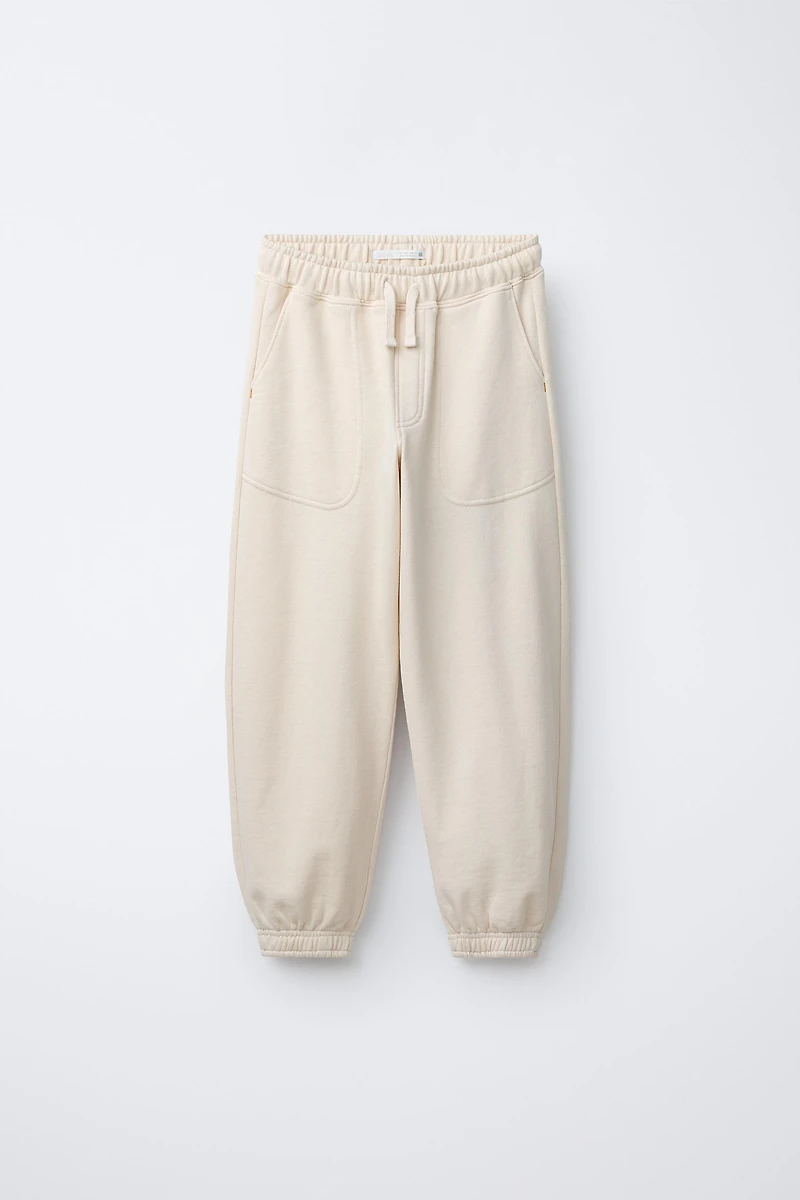 PANTALON EN MOLLETON BALLON