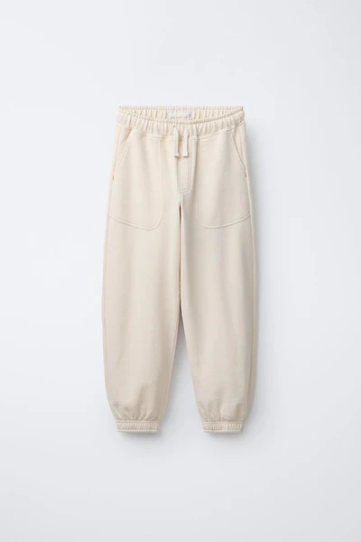 PANTALON EN MOLLETON BALLON