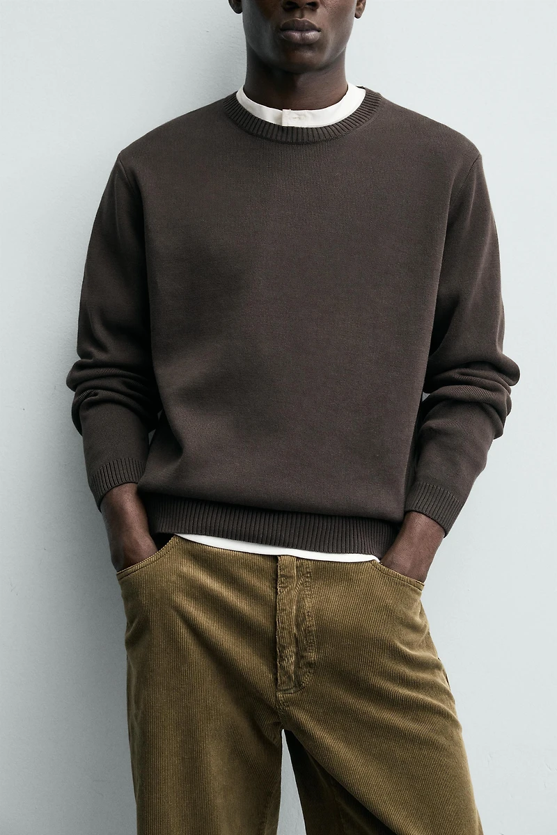 COTTON TEXTURED JUMPER