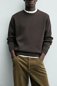 COTTON TEXTURED JUMPER