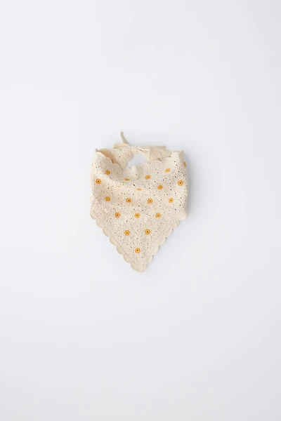 BANDANA EN MAILLE MARGUERITES