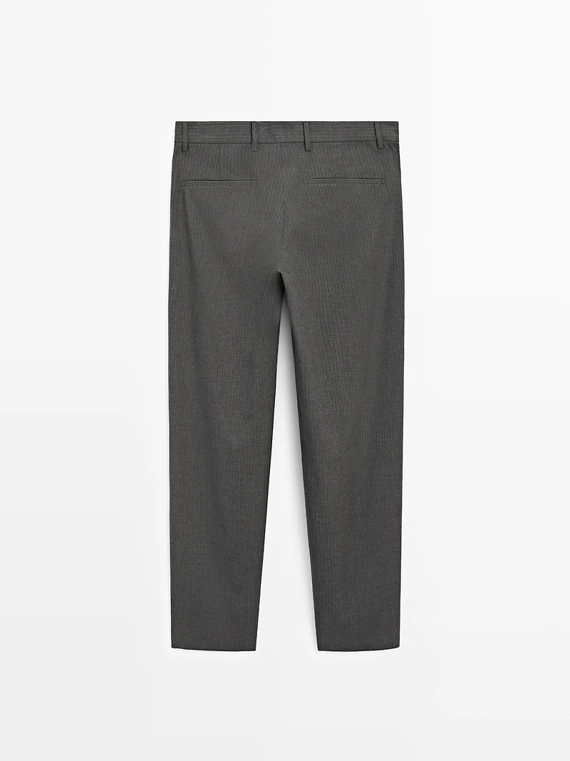 Pantalon relaxed fit à rayures tennis