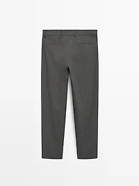 Pantalon relaxed fit à rayures tennis