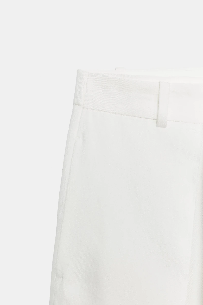 PANTALON À PLIS ET CEINTURE ZW COLLECTION