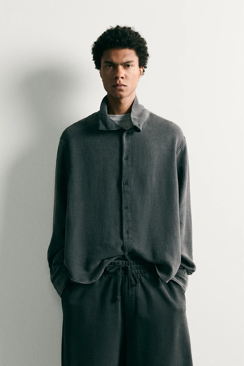 VINTAGE WASH RELAXED FIT SHIRT