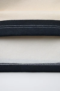 STRIPED DOG PRINT POLO SHIRT