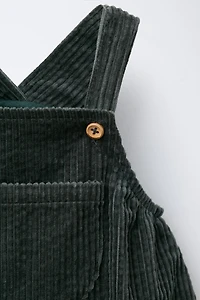 BODY EN VELOURS CÔTELÉ