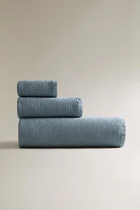 MINI WAFFLE BATH TOWEL