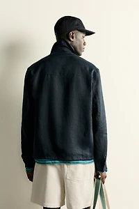 SURCHEMISE ZIPPÉE 100% LIN