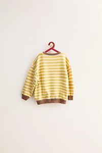ZARA TIMELESS - CONTRAST STRIPE SWEATSHIRT