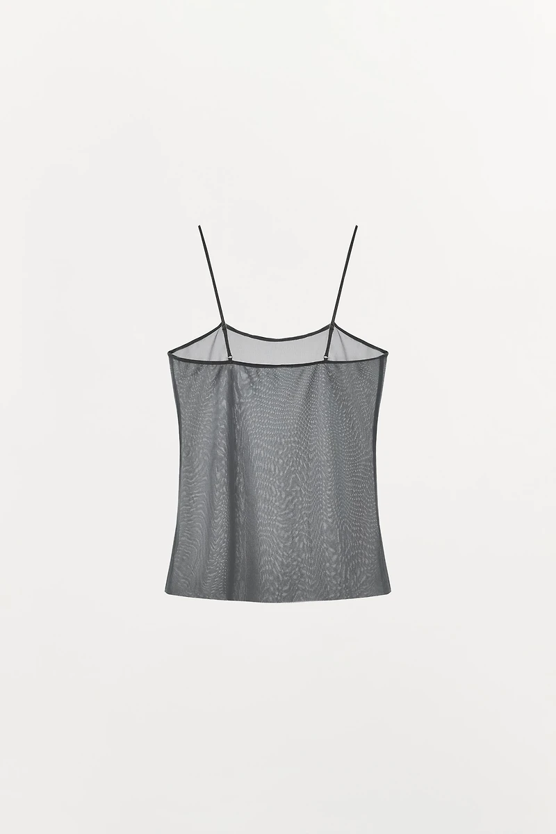 TULLE TANK TOP