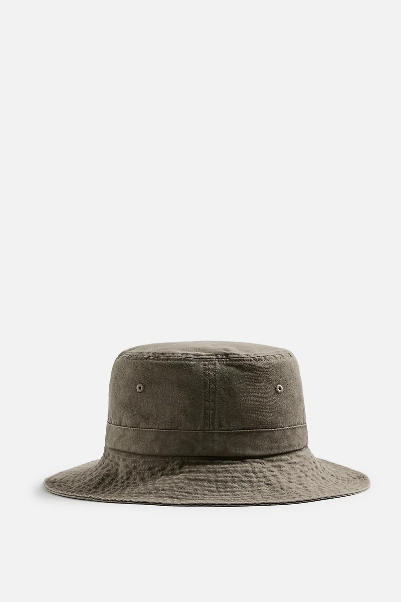 WASHED BUCKET HAT
