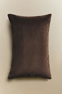 FAUX FUR THROW PILLOW COVER