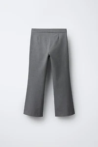 HERRINGBONE FLARE PANTS