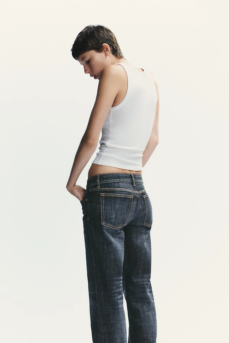 TRF LOW RISE STRAIGHT LEG JEANS
