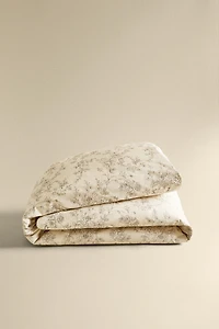 FLORAL PRINT DUVET COVER