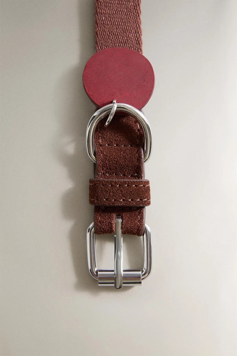 LEATHER PET COLLAR