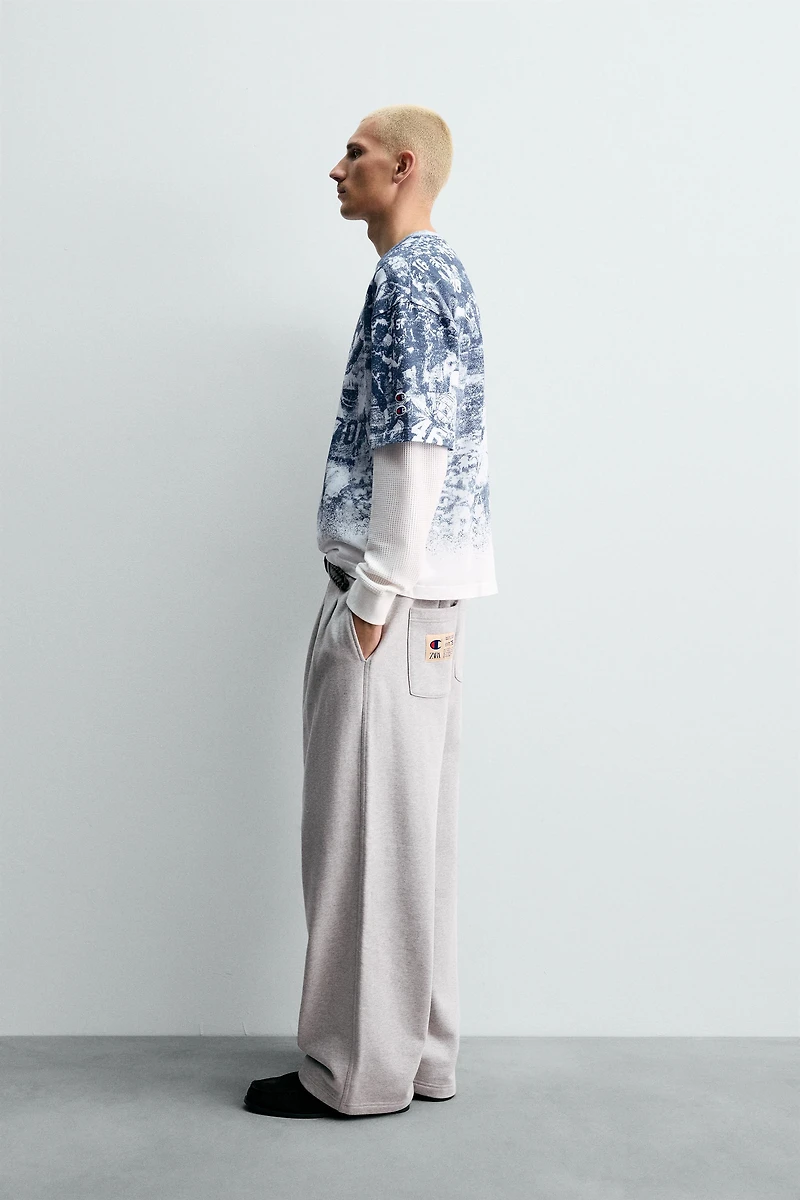 AMERICAN FOOTBALL PRINT T-SHIRT CHAMPION ® X ZARA