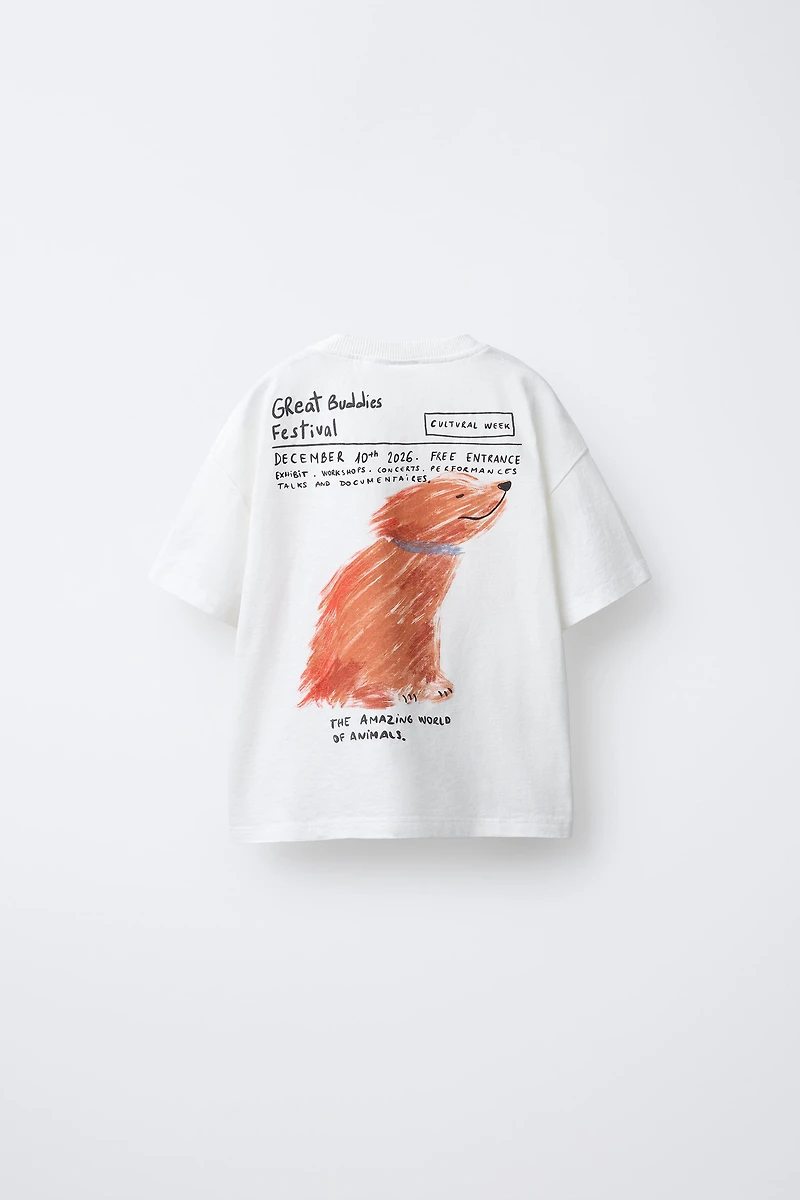 DOG PRINT T-SHIRT
