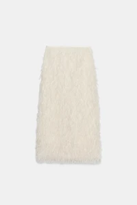 JUPE À PLUMES ZW COLLECTION ÉDITION LIMITÉE