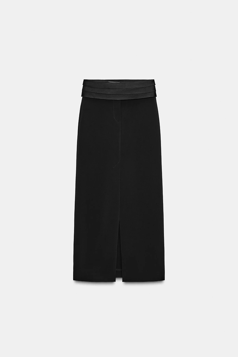 JUPE LONGUE CEINTURE LARGE ZW COLLECTION LIMITED EDITION