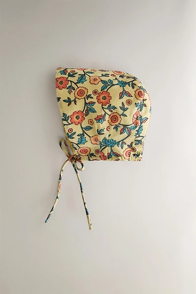 BABY FLORAL BONNET