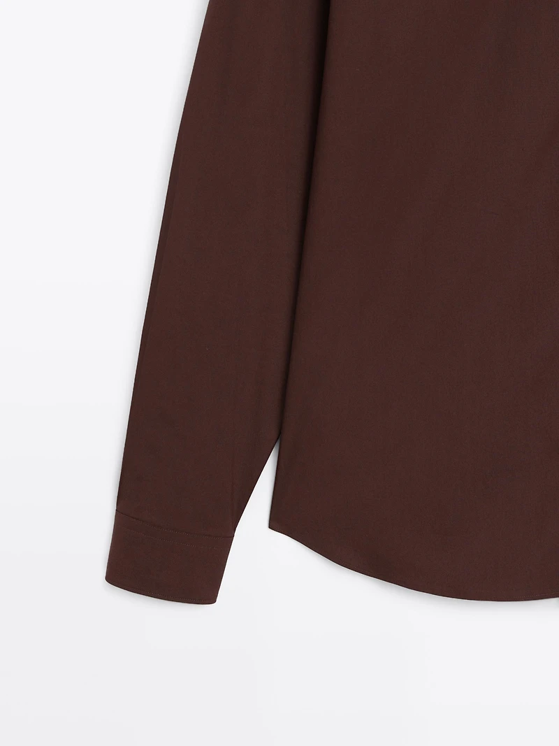 Slim fit stretch shirt