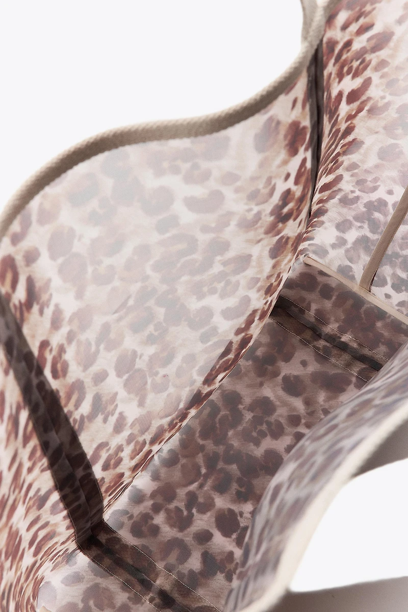 ANIMAL PRINT MAXI SHOPPER