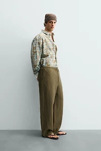 100% LINEN RELAXED FIT PANTS