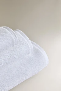 SERVIETTE DE BAIN COTON POINT RIZ