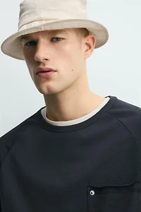 RELAXED FIT RIVET POCKET T-SHIRT