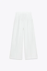 ZW COLLECTION TECHNICAL EFFECT PLEATED PANTS