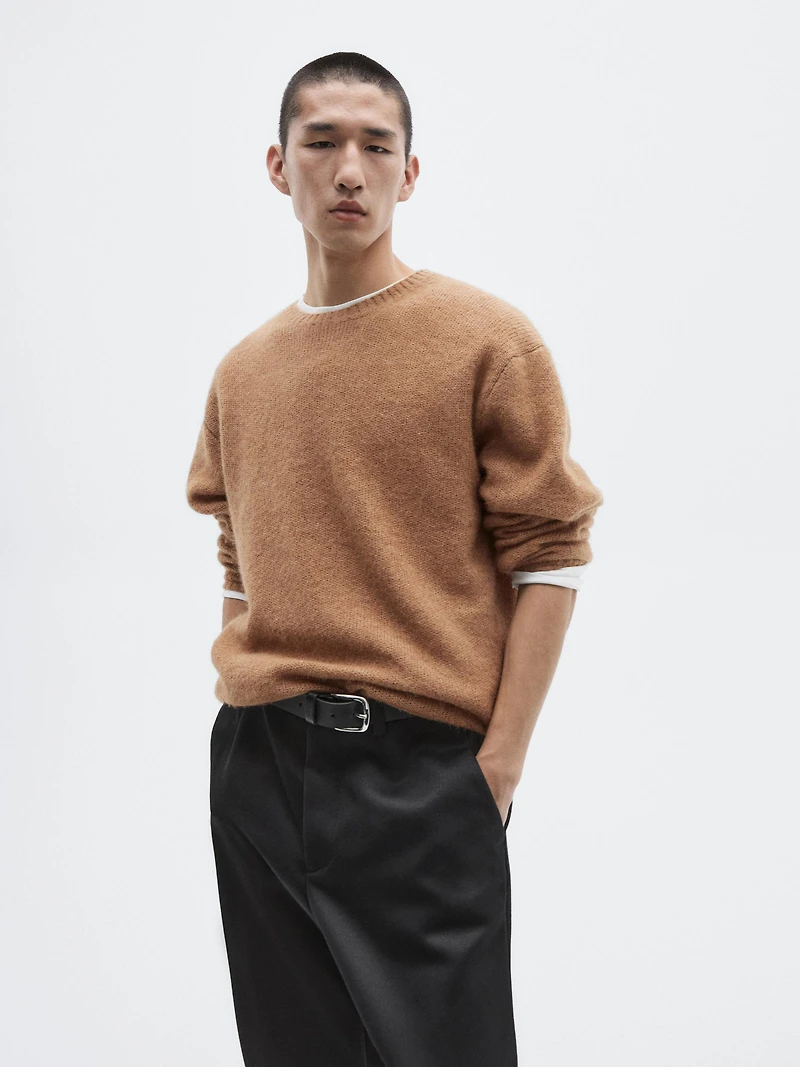 Knit alpaca blend sweater - LIMITED