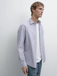 100% cotton regular fit Oxford shirt