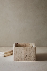 BOÎTE DE RANGEMENT MARBRE BEIGE