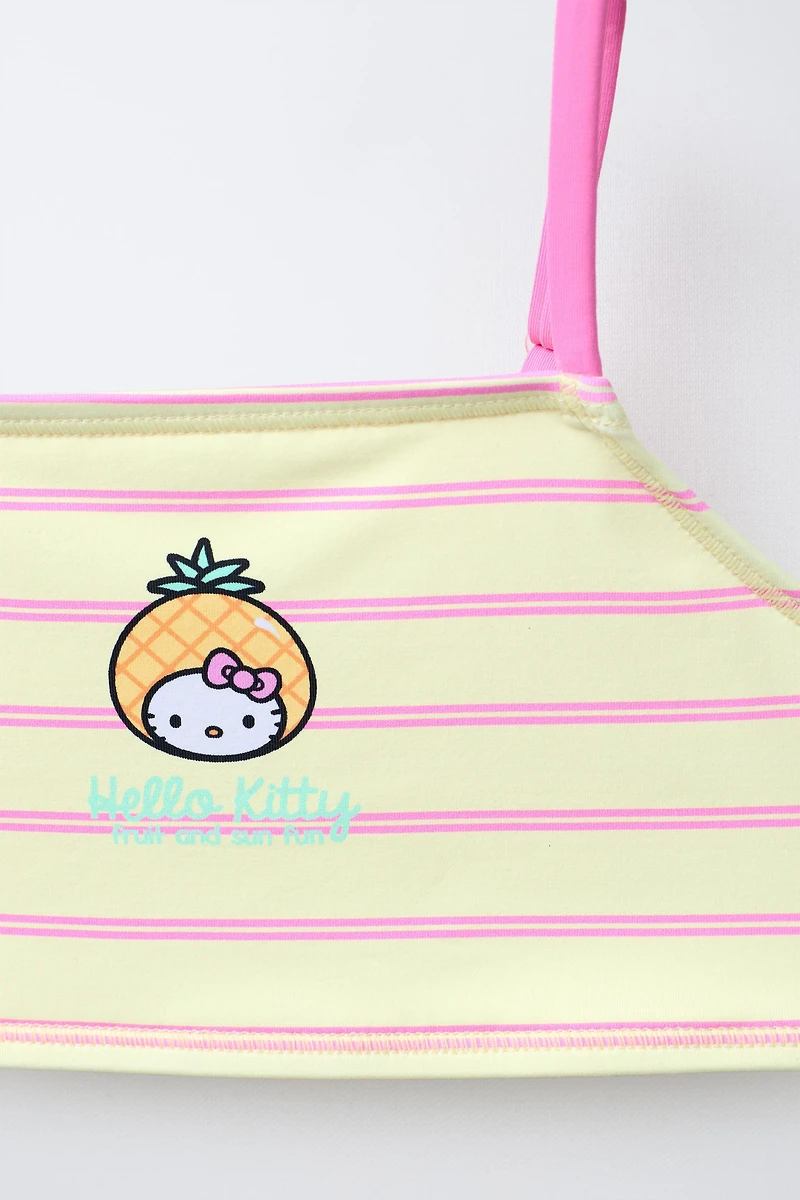 6-14 YEARS/ HELLO KITTY © SANRIO STRIPED BIKINI
